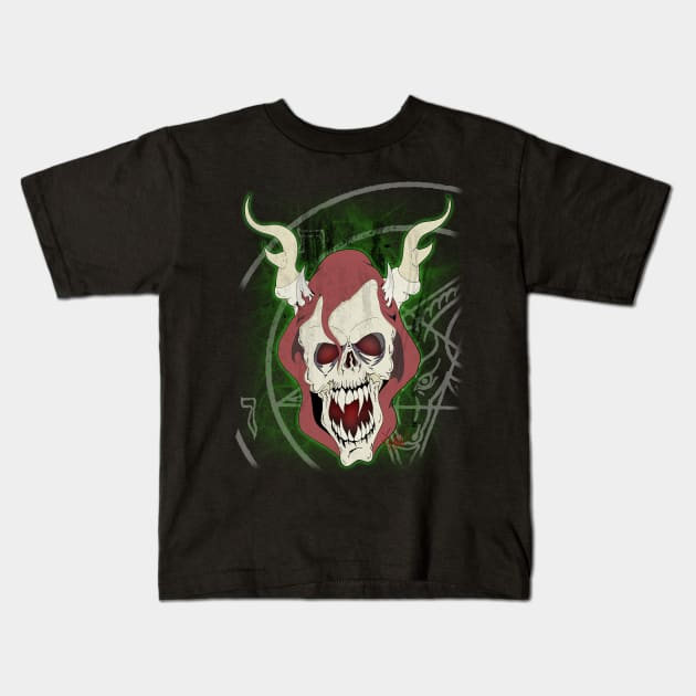 Horned King Kids T-Shirt by schockgraphics